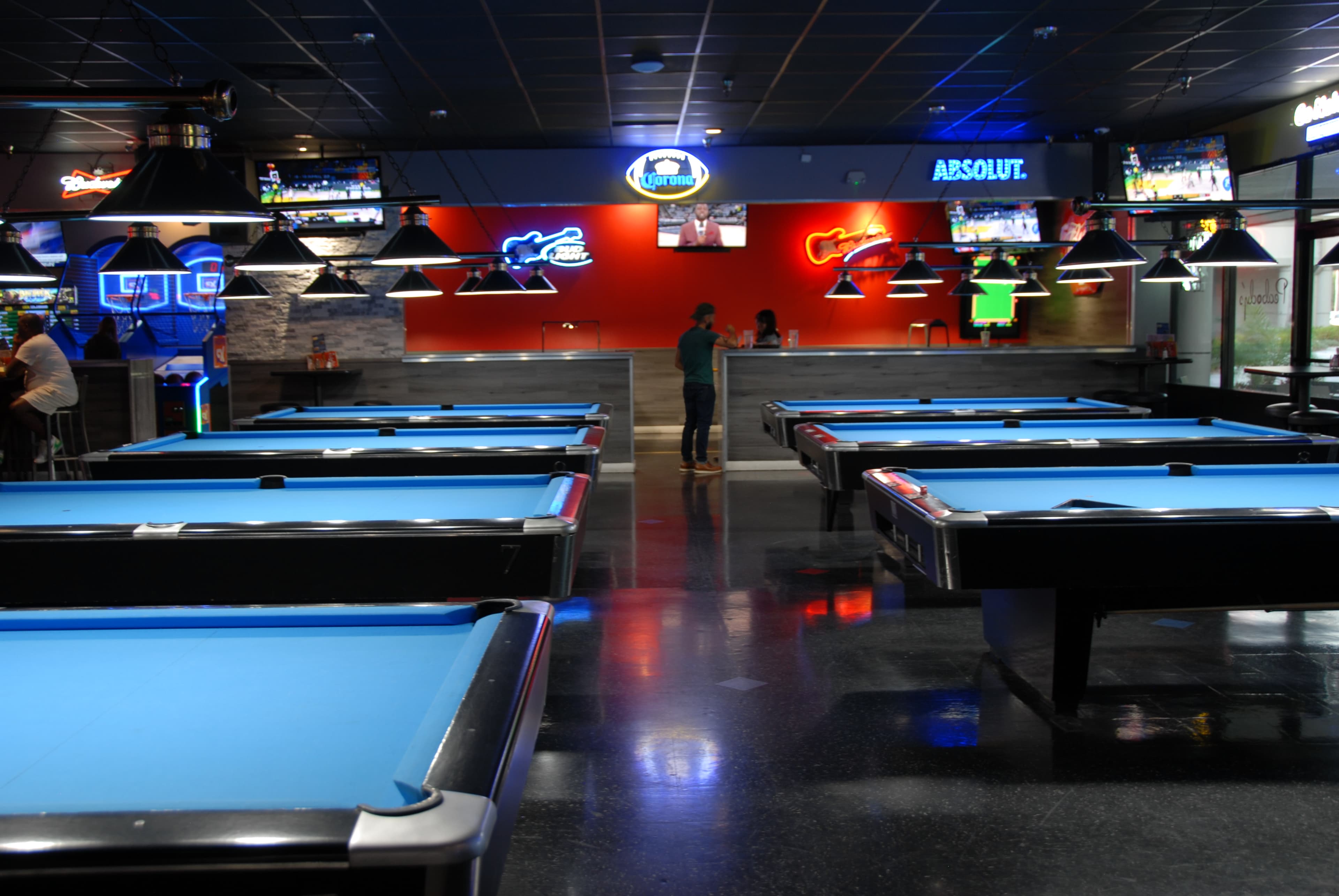 Peabody's bar and billiards hall