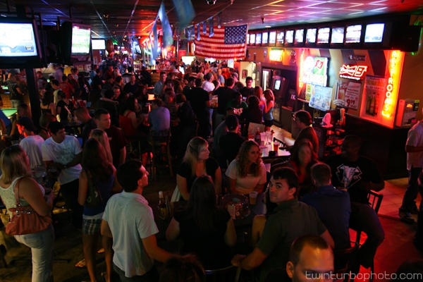 A busy day at Peabody's in 2009