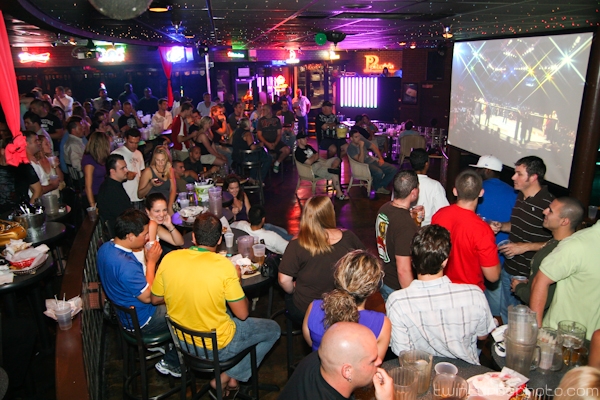 The Palms nightclub during a UFC fight night at Peabody's in 2009