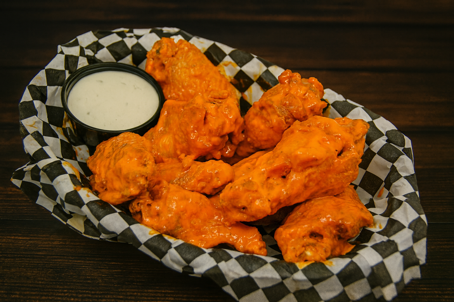 Famous wings at Peabody's