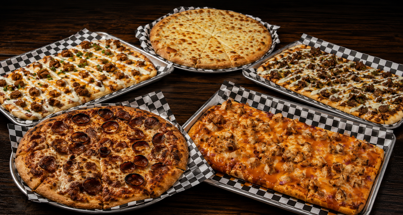 Pizza and flatbreads at Peabody's